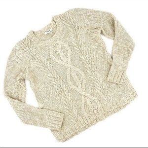 Madewell Tan Woven Sweater